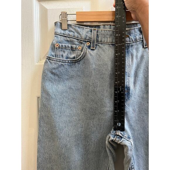 Vintage 96 Levi’s 551 Cotton Relaxed Fit Tapered Leg Jean Petite Size 10 USA - Picture 8 of 12
